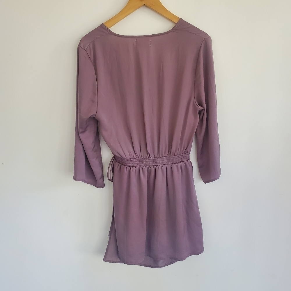 Princess Polly Lavender Gray Skort Romper - Picture 7 of 9